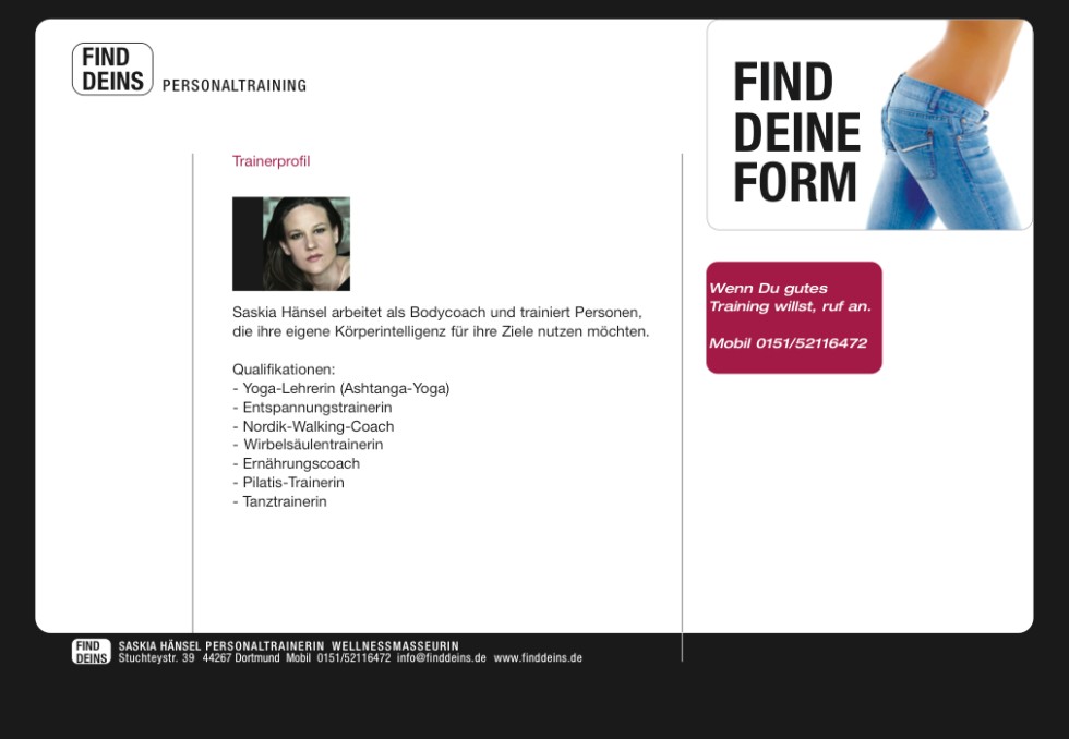 Visitenkarte - die ausf&uuml;hrliche Website folgt in K&uuml;rze